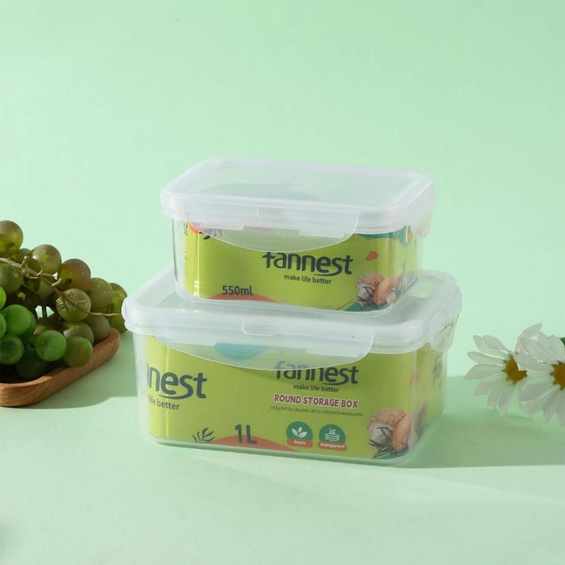 Contenedores Fannest – 550 ml y 1 litro 1