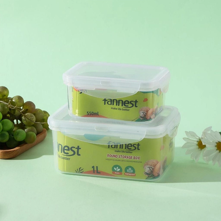 Contenedores Fannest – 550 ml y 1 litro 1