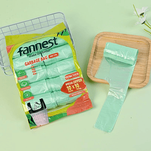 Bolsas de basura Fannest tipo chaleco de 45 x 60