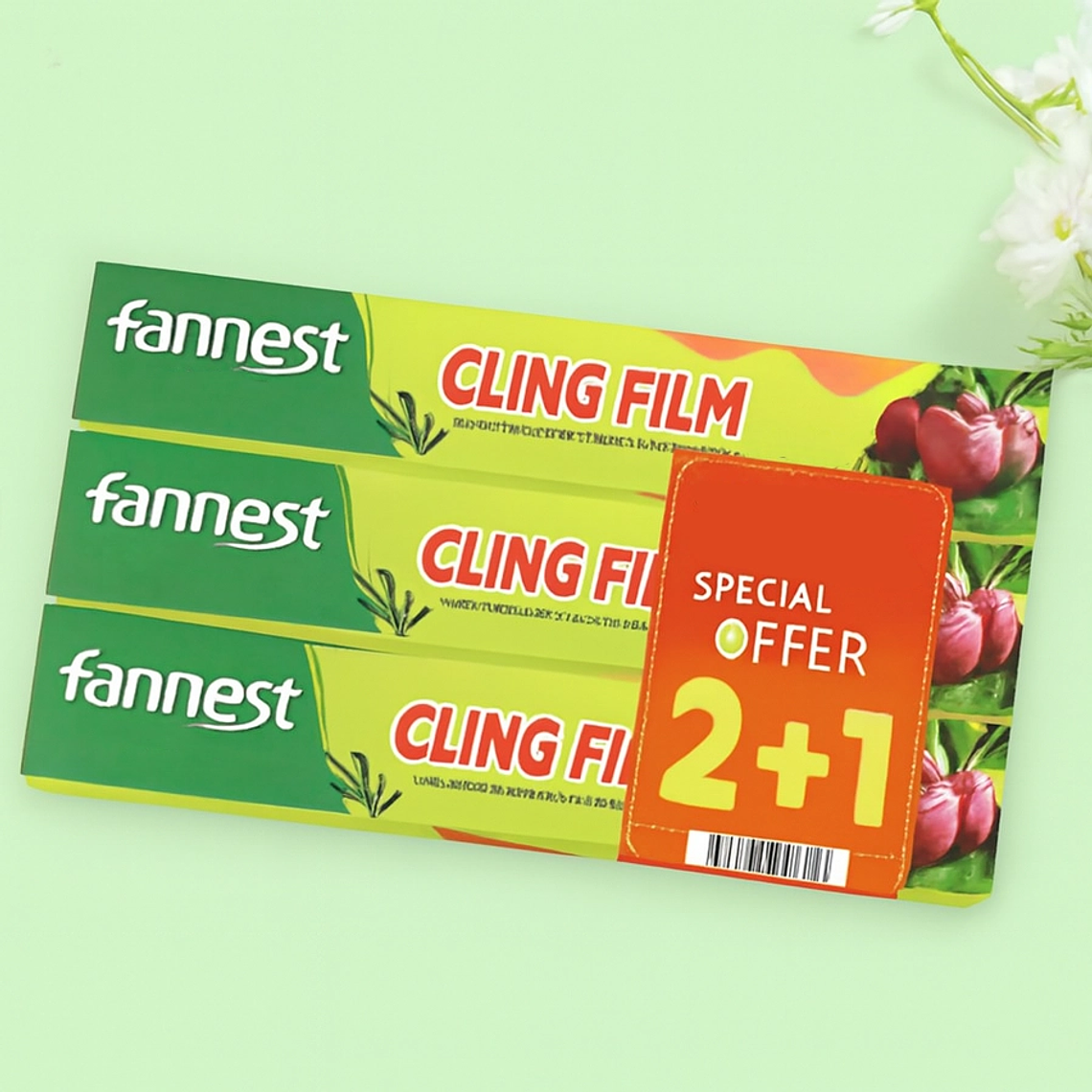 Film plástico Fannest – Set especial 2+1 1