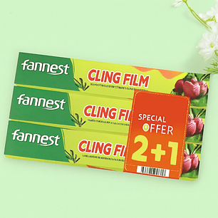 Film plástico Fannest – Set especial 2+1