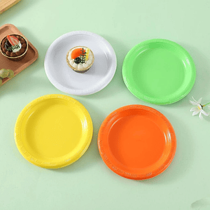 Plato desechables de plástico Fannest 