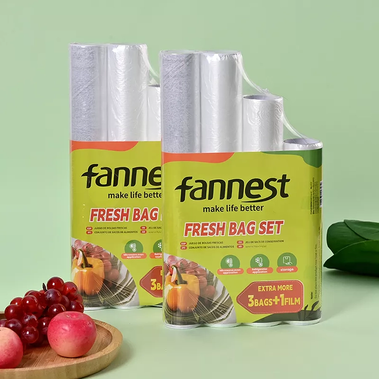 Set de Bolsas Frescas Fannest – 3 Bolsas + 1 Film 1