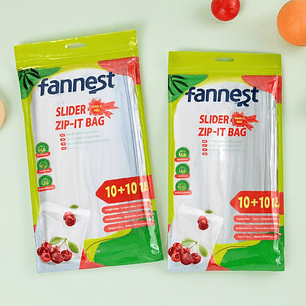 Bolsas con cierre Slider Zip-It Fannest 