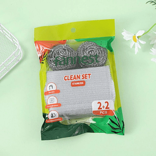Set de limpieza inoxidable Fannest