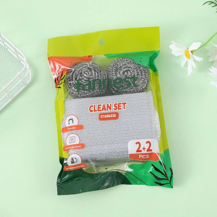 Set de limpieza inoxidable Fannest 1