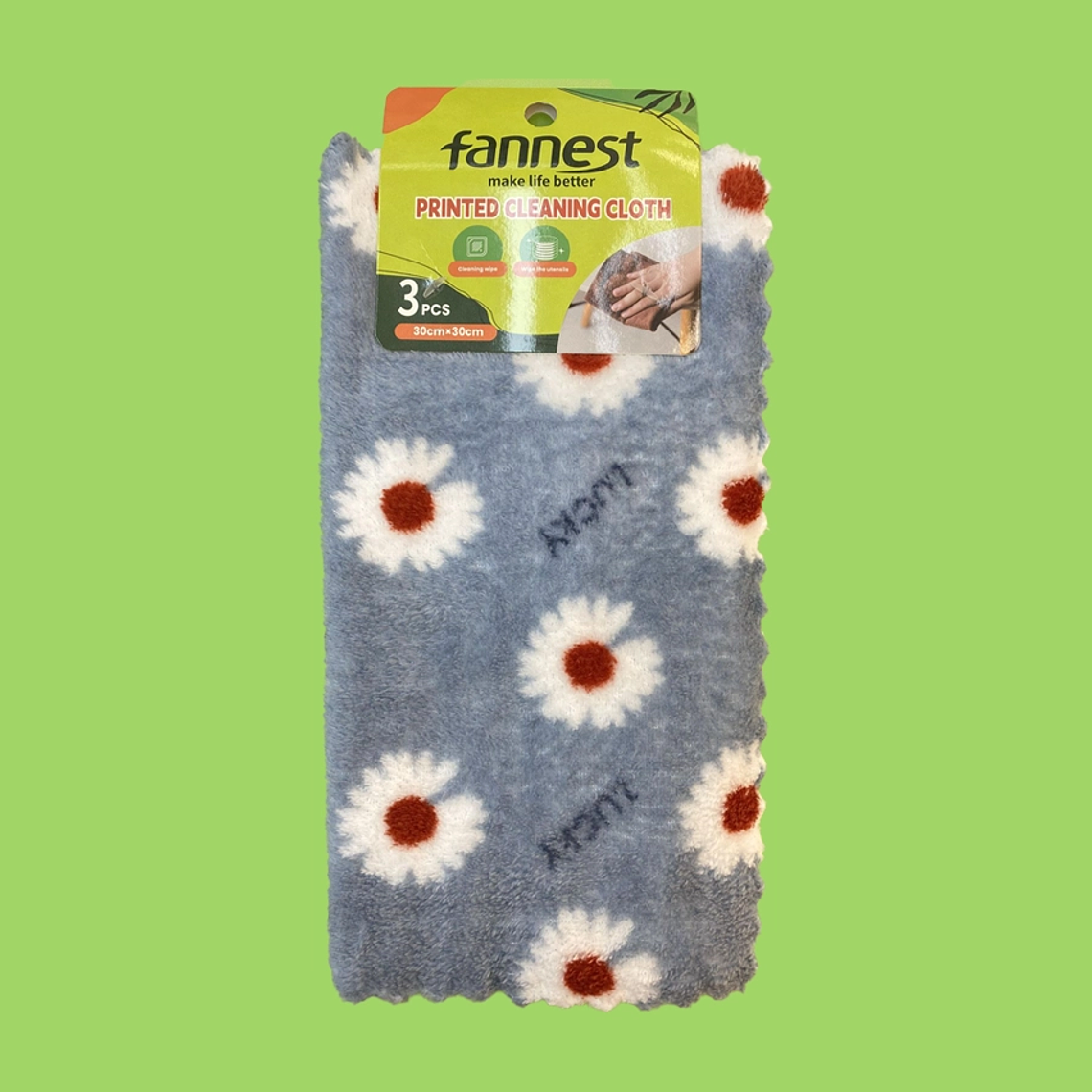 Paños estampados Fannest – Pack 3 unidades (30 x 30 cm) 1