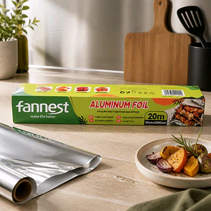 Papel de aluminio Papel de aluminio caja de 30cmx20m. Precio por menor $2.300.- Precio por mayor $1.600.- (a contar de 6 unidades)