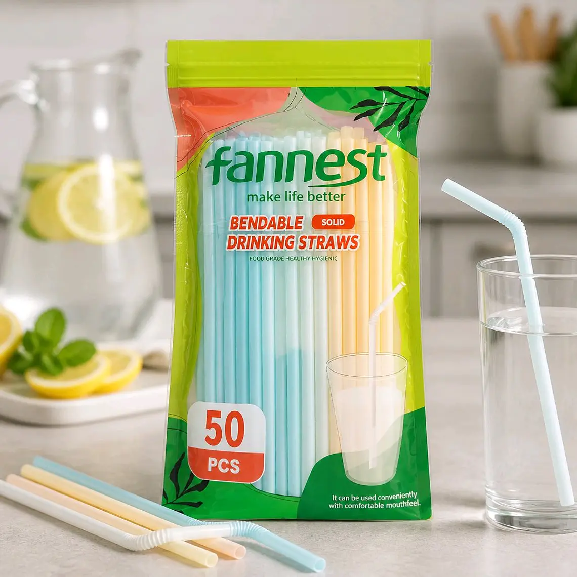 50 Bombillas plásticas flexibles. Precio por menor $1.200.- Precio por mayor $850.- (Desde 6 unidades) 1