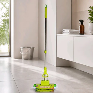 Mopa con  arrastre de colodión de 33 cm,Cabeza de algodón de primera calidad; Precio por menor $7.600.- Precio por mayor $5.350.- (Desde 6 unidades).-