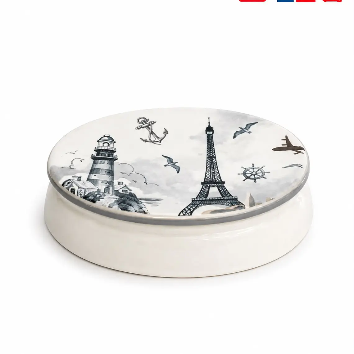 Recipiente de Jabón ceramica 3