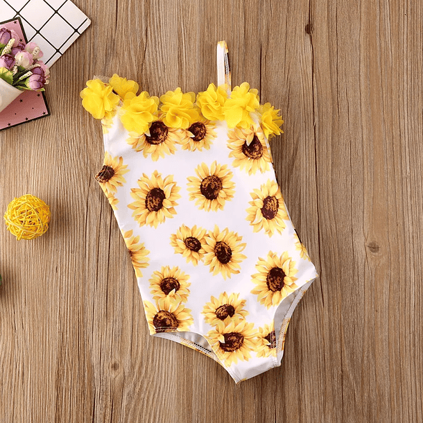 Monokini Niña Girasol 2