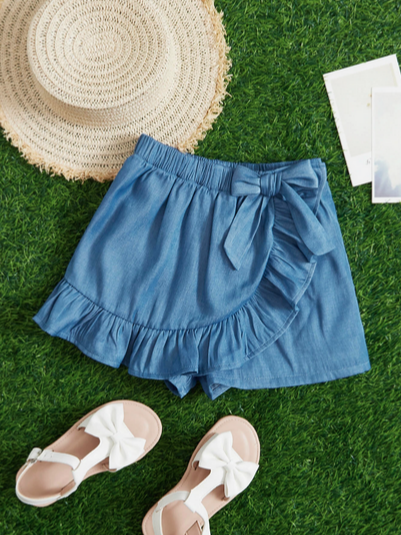 Short Falda Broderie Niña