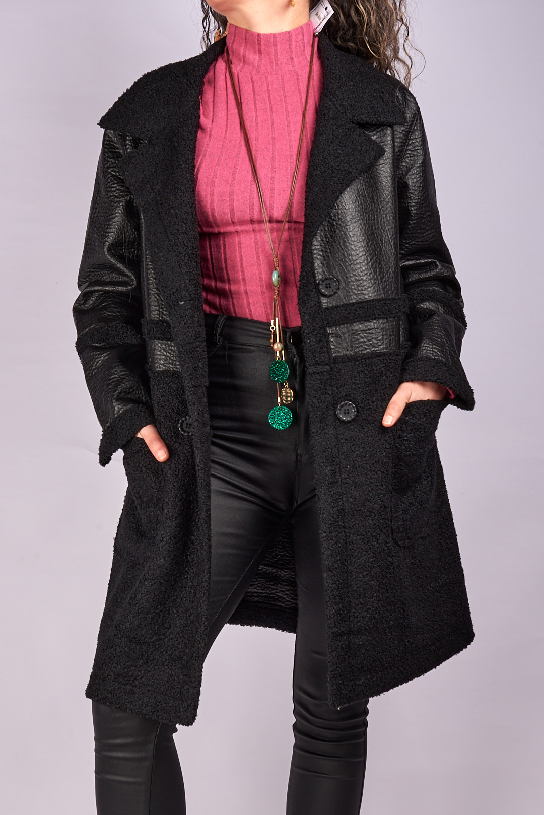 Parka Abrigo reversible - Negro / LXL