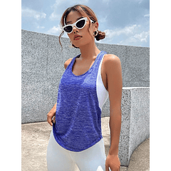 Polera Deportiva Mujer Blue