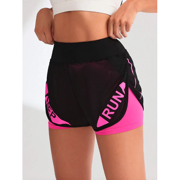 Short deportivo Keep Run Pink 1