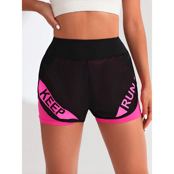 Short deportivo Keep Run Pink 3