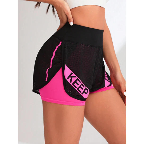 Short deportivo Keep Run Pink 4