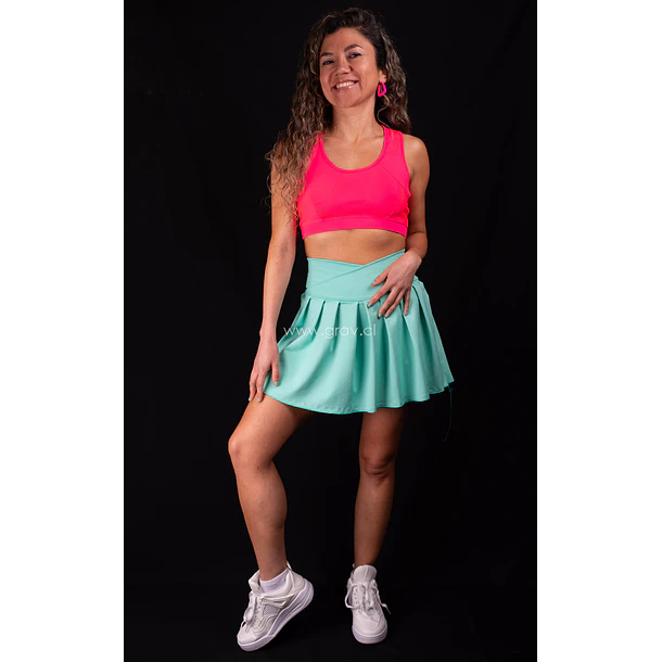 Falda Short Medal Sky Blue 3
