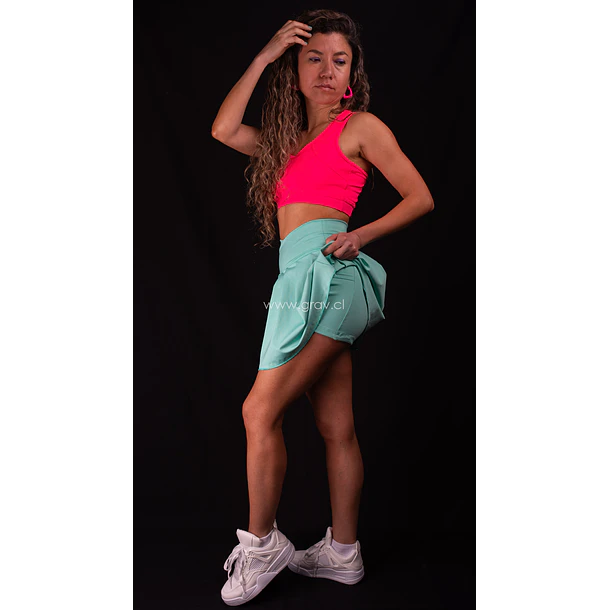 Falda Short Medal Sky Blue 7