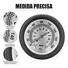 Bombin Inflador Pie C/medidor Doble Valvula Bicicleta 6