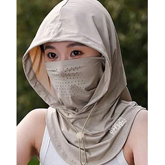 Gorra y mascarilla de protección UV