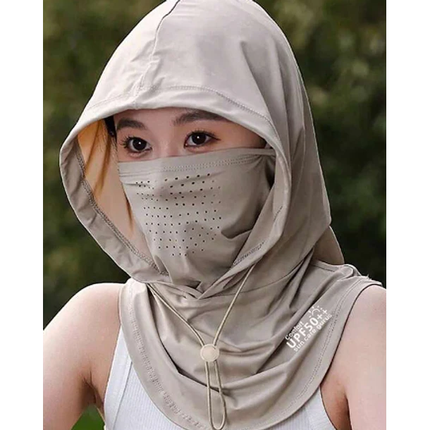 Gorra y mascarilla de protección UV 2