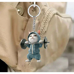 Llavero de gato 