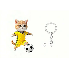 Llavero de gato 