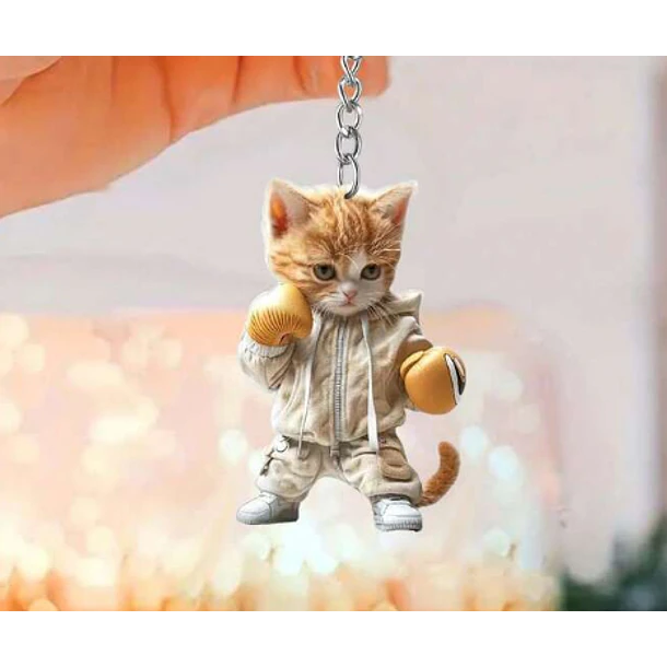 Llavero de gato  3