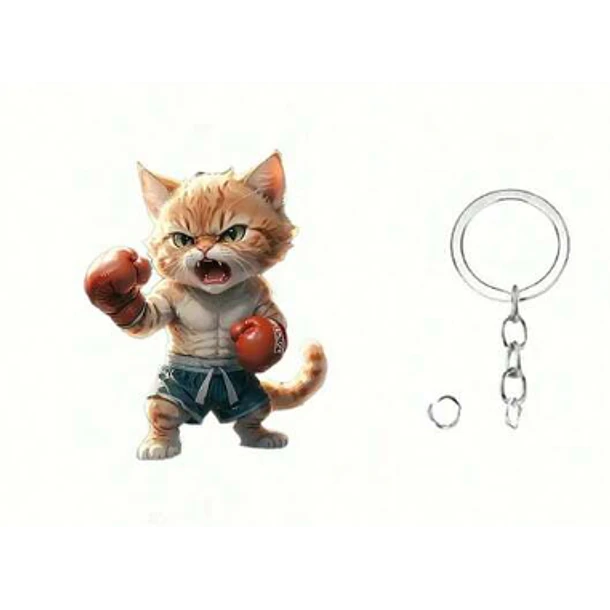 Llavero de gato  4