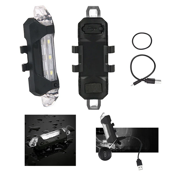 Luz para Bicicleta recargable USB GRAV021 2