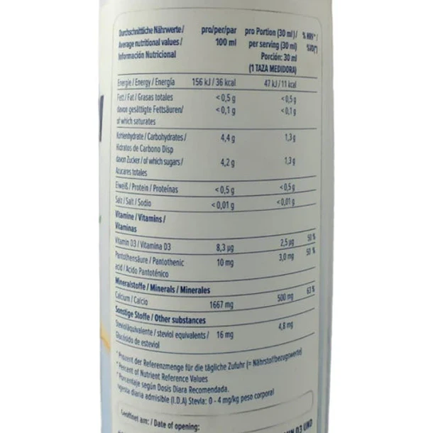 Calcio Liquido - Sabor Naranja - Energybody - 1 Litro 2