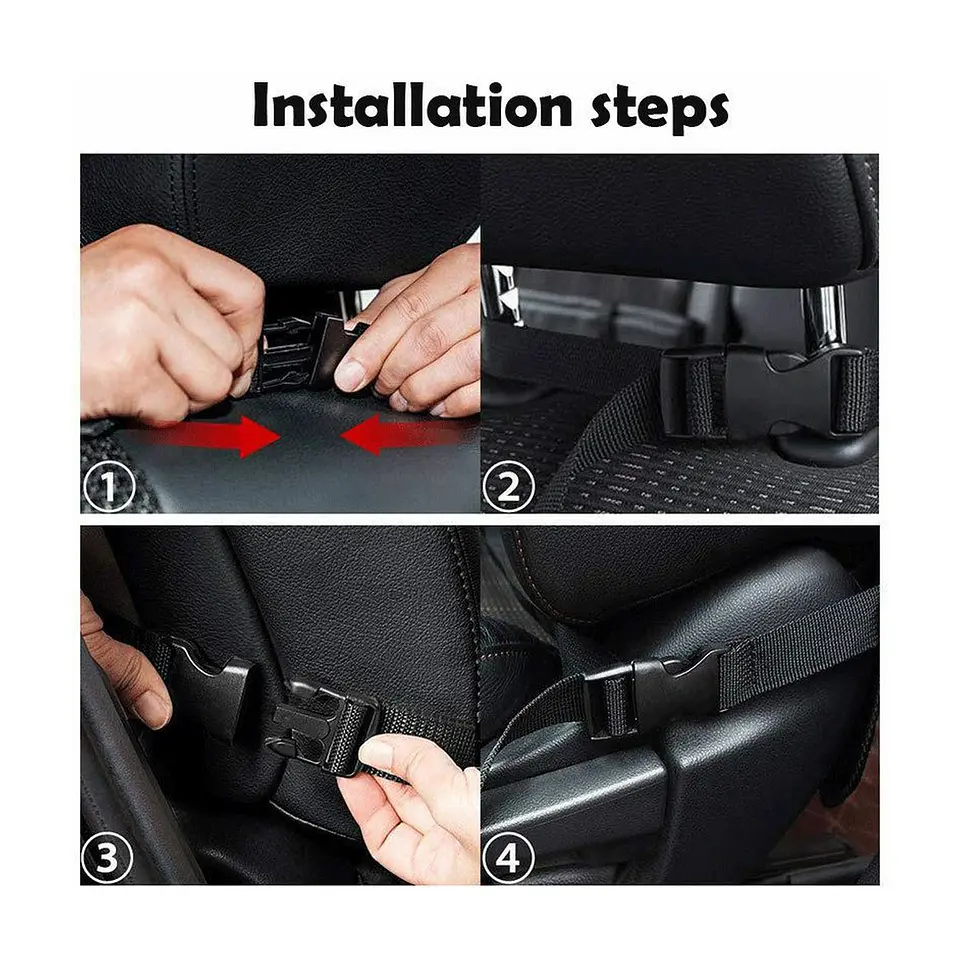 Organizador de Auto para Asiento Trasero con Bolsillo Táctil para Tablet 2