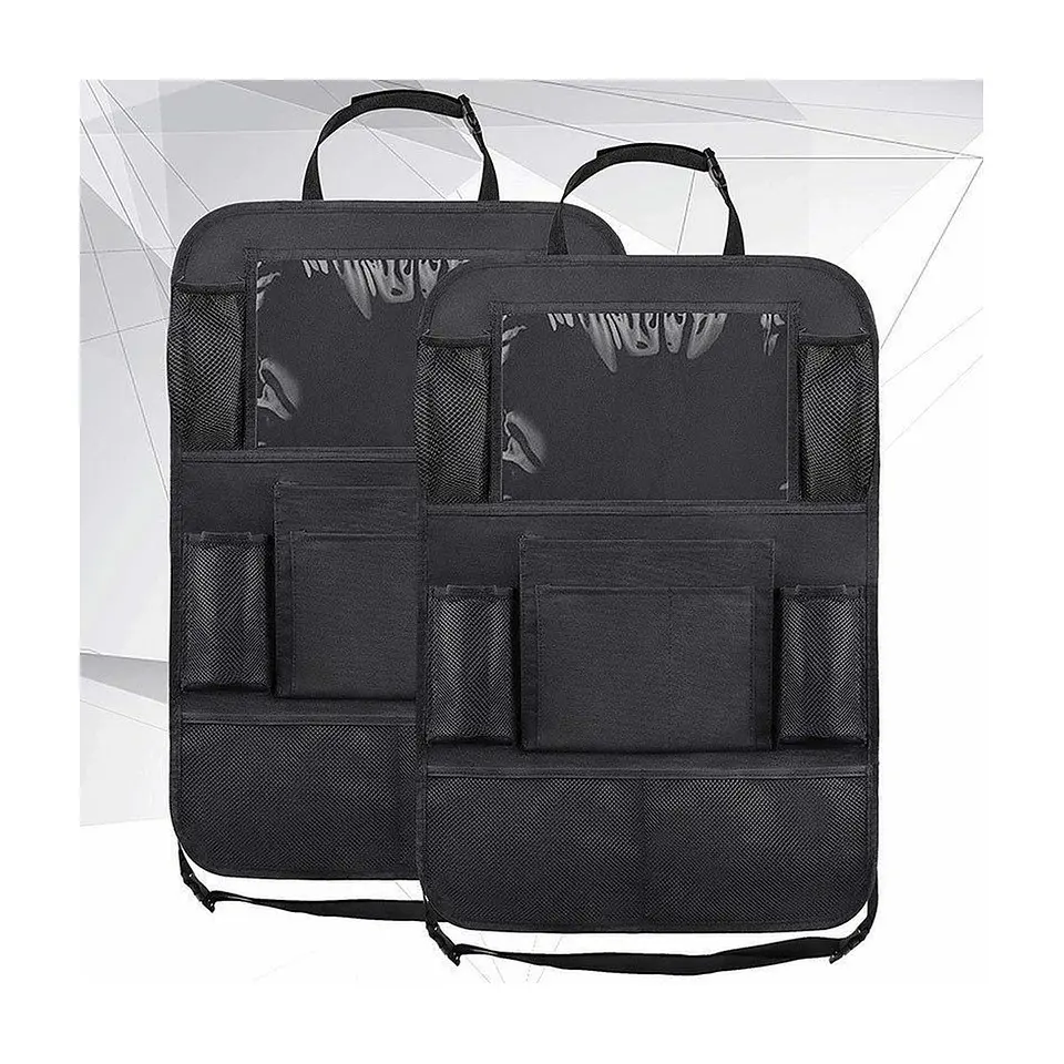 Organizador de Auto para Asiento Trasero con Bolsillo Táctil para Tablet 3