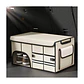 Caja Organizadora de Maletero 72L con Compartimento para Zapatos y Tapa - Miniatura 6