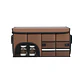 Caja Organizadora de Maletero 72L con Compartimento para Zapatos y Tapa - Miniatura 7
