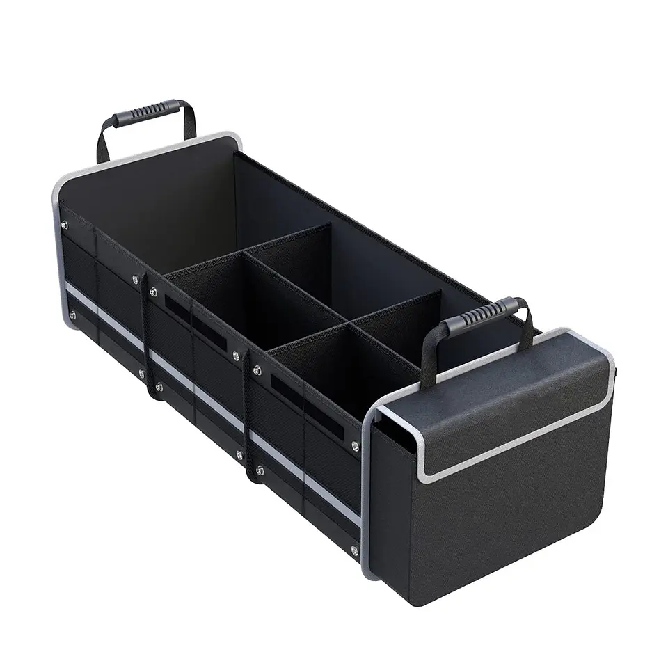 Organizador de Maletero Plegable con Bolso Térmico Cooler Integrado 2