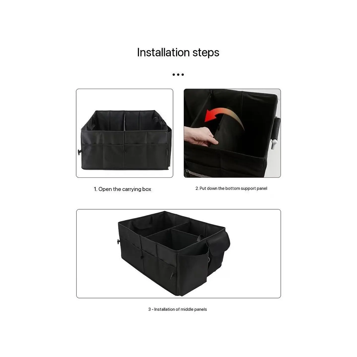 Caja Organizadora de Maletero Plegable e Impermeable Multiuso 7