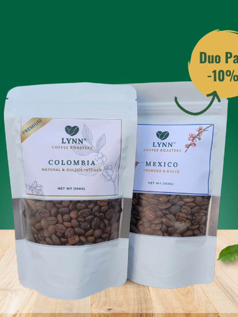 Pack de especialidad Colombia y Mexico 200g  1