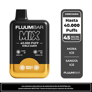 Vaporizador Desechable 40.000 Puffs (Doble Sabor)