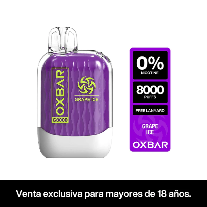 OXBAR G8K – 8.000 Puffs ZERO NIC 4