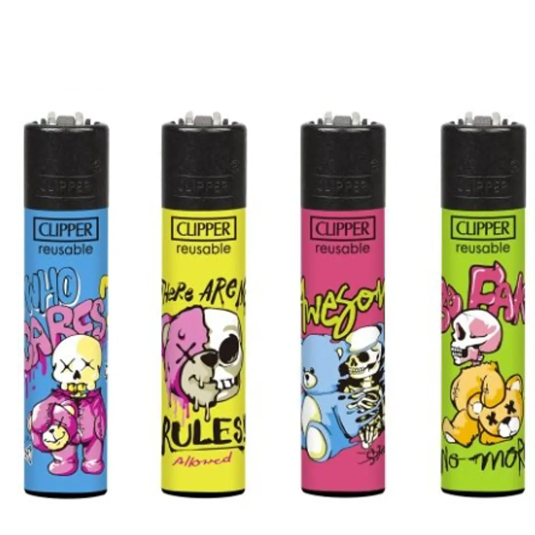 Encendedor Clipper Bear Skulls 1
