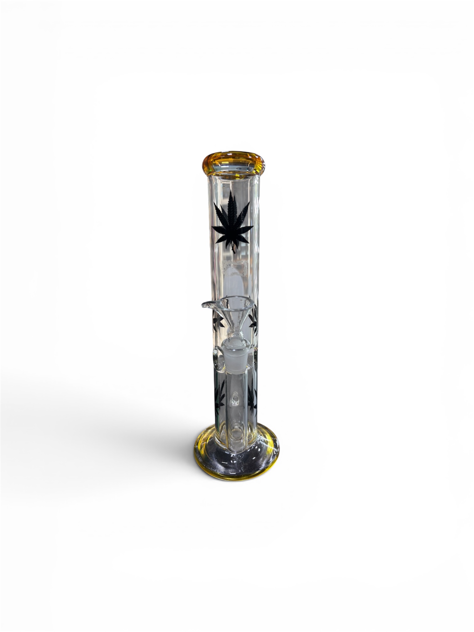 Bong Hoja Pyrex 25cm Amarillo