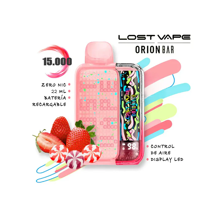 Vaporizador Desechable Orion Bar 15.000 Puffs 6