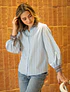 Camisa rayas baby blue