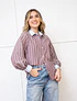 Camisa rayas caffe mocha