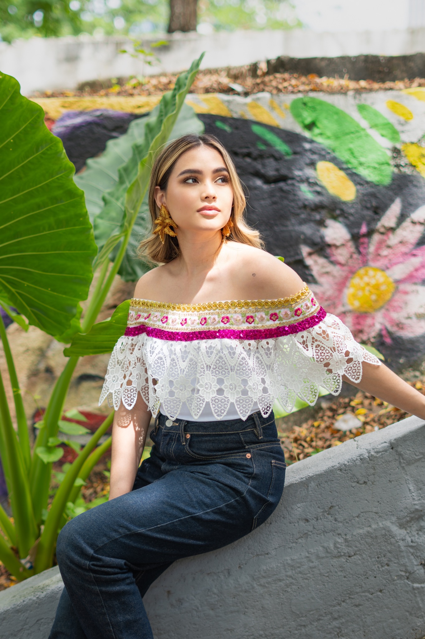 Blusa Sanjuanera Pasiflora