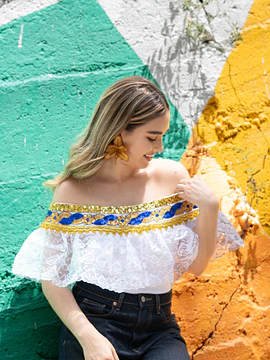 Blusa Sanjuanera Ceibas