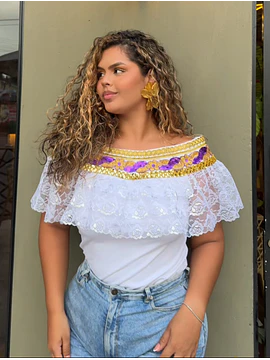 Blusa Sanjuanera Cayena